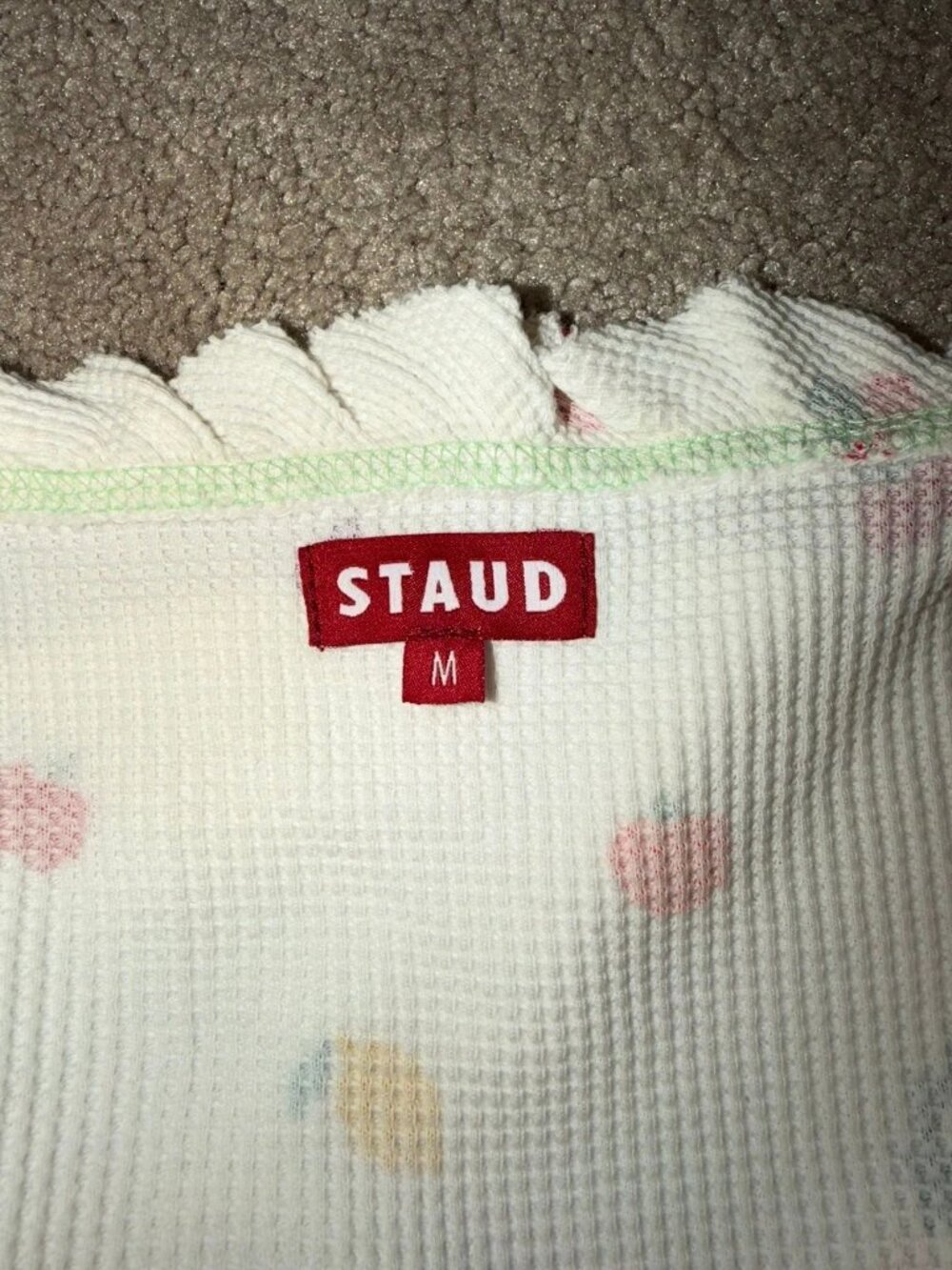STAUD Small Salad Tank Top Size Medium - Picture 3 of 5